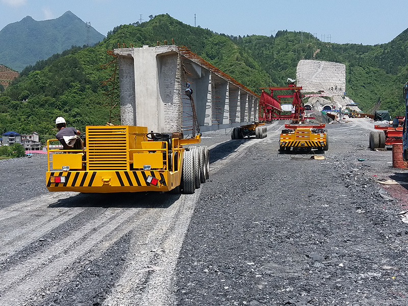 自行式輪胎運梁車(chē)